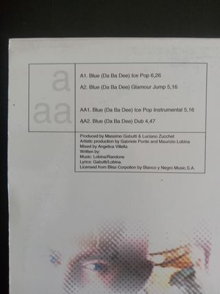 Vinilo Eiffel 65 - Blue (Da Ba Dee)