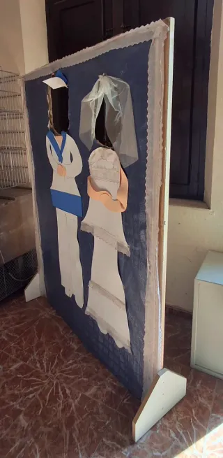 Estructura de madera para photocall