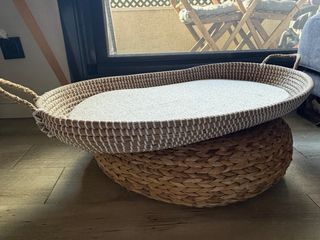 Cambiador mimbre bebé