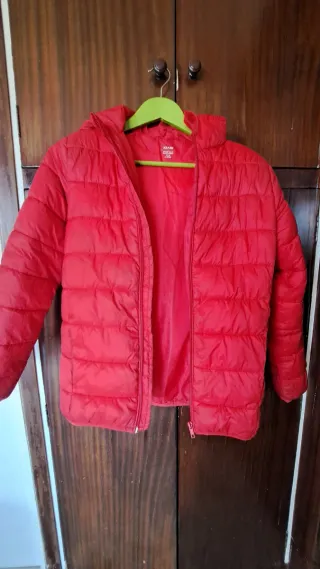 Chaqueta anorak niño roja