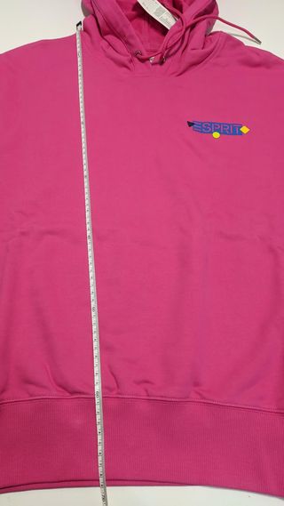 Sudadera Esprit con capucha Fucsia Talla L