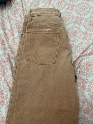 Pantalón Zara Mujer Talla 32 Naranja amarronado 