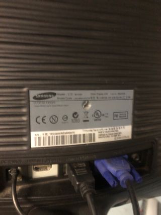 Pantalla Samsung Negra