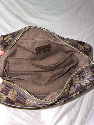 Neceser Louis Vuitton Marrón Damier