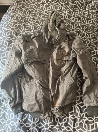 Chaqueta reversible gris