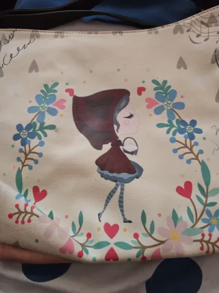 Bolso grande estampado niña