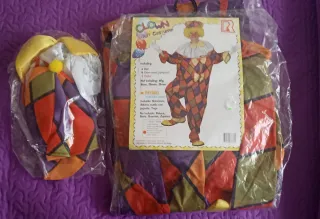 Disfraz Payaso Adulto Talla Única Multicolor