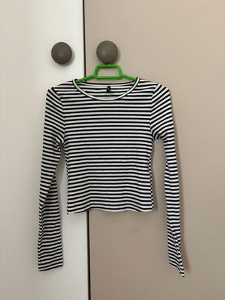 Camiseta de rayas manga larga