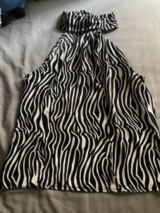 Blusa con estampado de cebra