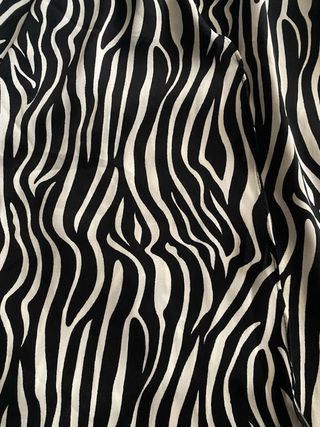 Blusa con estampado de cebra