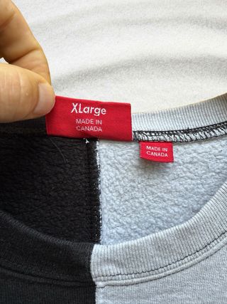 Sudadera Supreme Split Crewneck Logo FW18