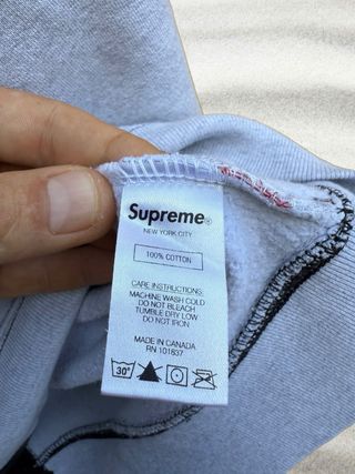 Sudadera Supreme Split Crewneck Logo FW18