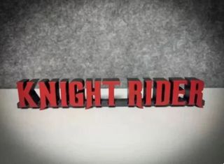 Letrero El Coche Fantástico