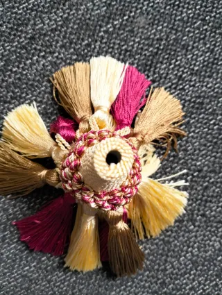 REBAJADOBorlas decorativas burdeos, be