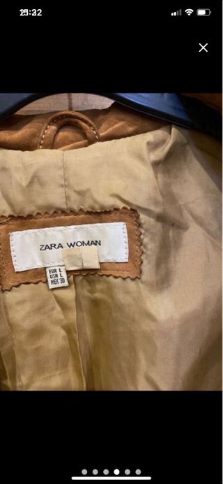 Chaqueta Zara ante