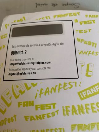 Proyecto: FanFest - Química 2 Bachillerato