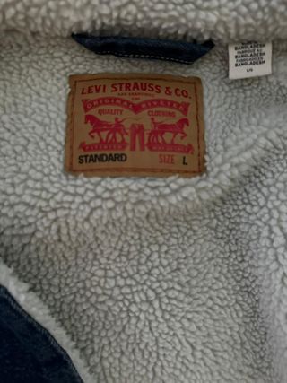 Chaqueta Vaquera Levi's con Forro Sherpa Talla L