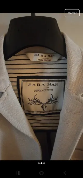 Chaqueta Zara Beige talla 40
