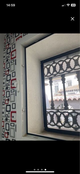 Ventana aluminio blanca 70x70cm 
