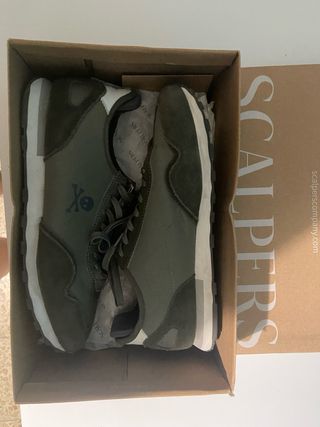 Zapatillas Scalpers Verde Militar