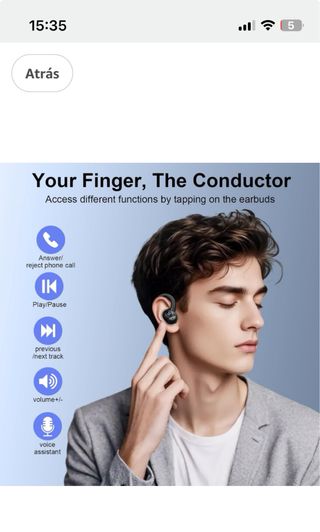 Auriculares Bluetooth Sport 5.4 Hi-Fi •PRECINTADO•