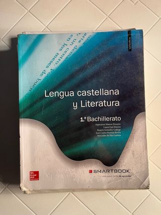 libro lengua castellana y literatura 1° bachiller