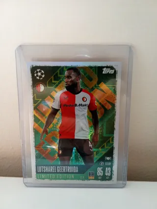 Carta Topps Lutsharel Geertruida Edición Limitada