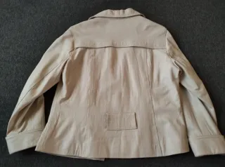 Chaqueta Piel Ovino Mujer Talla 42 Beige
