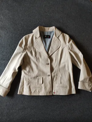 Chaqueta Piel Ovino Mujer Talla 42 Beige
