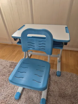 Pupitre infantil 2 en 1 azul