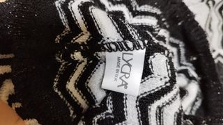 Vestido manga acampanada con medidas.