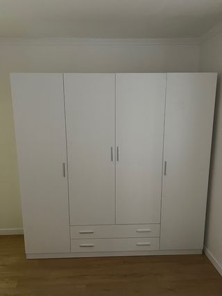 Armario blanco 4 puertas pago contra reembolso