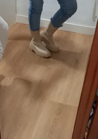 Botas beige mujer talla 36