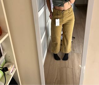 Pantalón Zara Marrón Talla 36