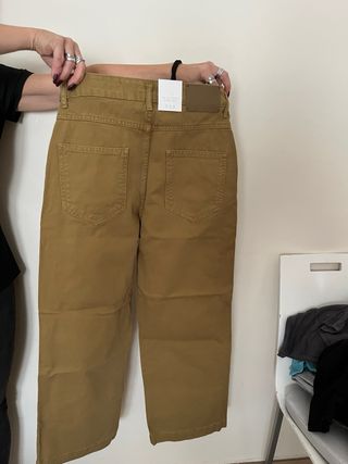 Pantalón Zara Marrón Talla 36