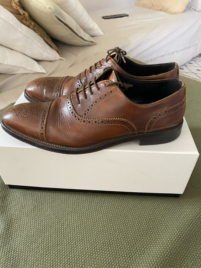 Zapatos Pollini Marrones Talla 43