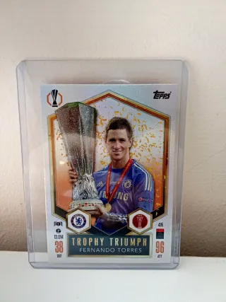 Carta Fernando Torres Topps Trophy Triumph