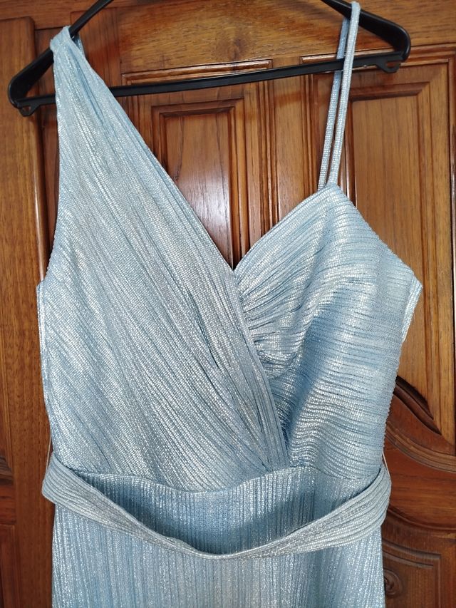 Vestido fiesta largo azul