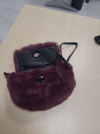 Bolso pelo pequeño cadena