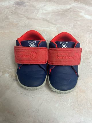 Zapatillas Munich Barefoot Azul/Rojo