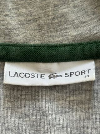 Vestido estilo  Sudadera Lacoste Sport Gris
