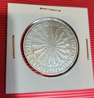 Preciosa 10 Marcos Plata Olimpiadas Múnich 1972.