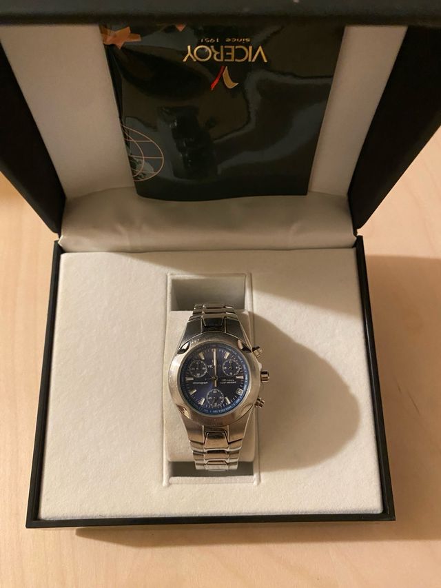 Reloj Viceroy Cronógrafo Azul y Plateado