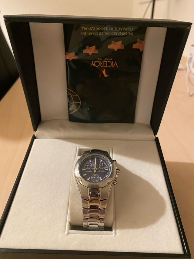 Reloj Viceroy Cronógrafo Azul y Plateado