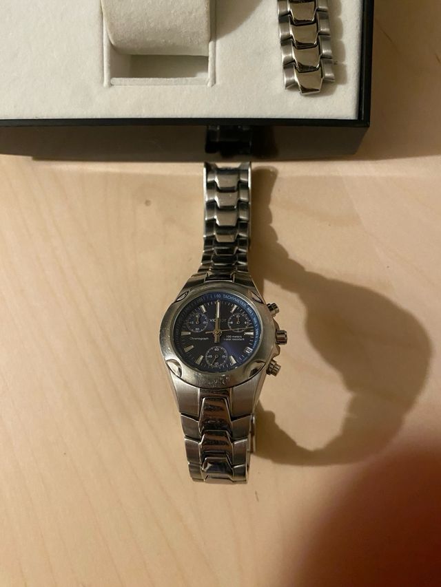 Reloj Viceroy Cronógrafo Azul y Plateado