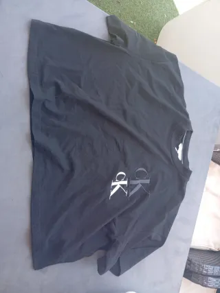 Camiseta Calvin Klein mujer negra