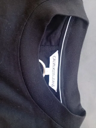 Camiseta Calvin Klein mujer negra