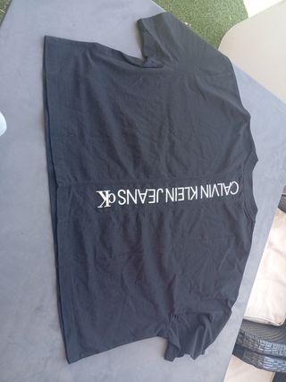 Camiseta Calvin Klein mujer negra