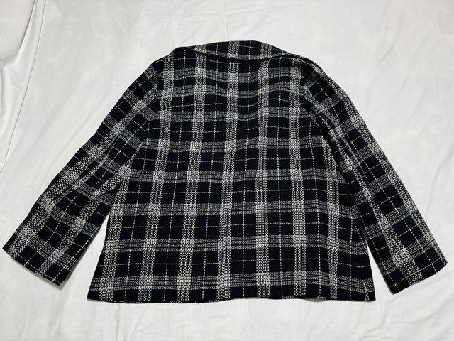 Chaqueta Punto Roma Cuadros Talla 50