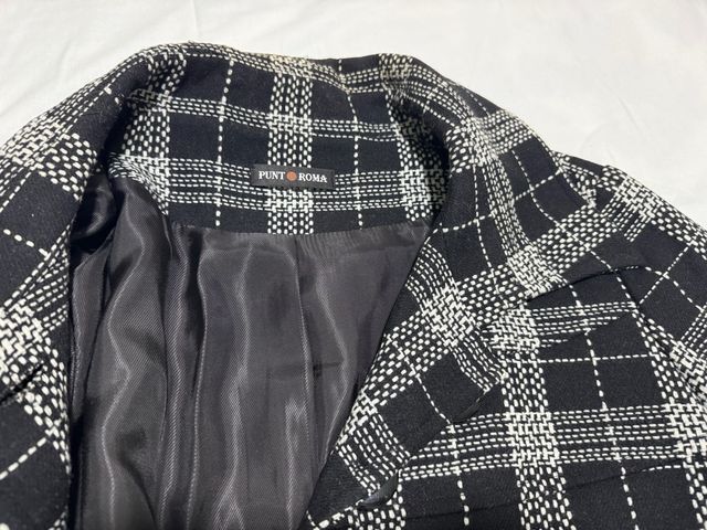 Chaqueta Punto Roma Cuadros Talla 50